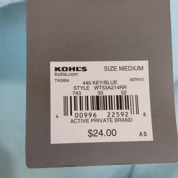 Tek Gear Women's Pullover Fleece Jacket Size M Key Blue NWT - Picture 10 of 10